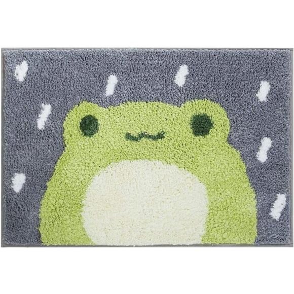Bath Mat Cute Shower Rug, Luxury Shaggy High Absorbent and Anti Slip - Picture 1 of 8